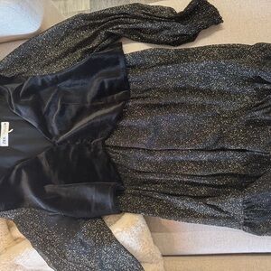 Zara sparkly velvet dress